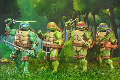 Leonardo TMNT x Usagi Yojimbo NECA — All Four Turtles Lineup