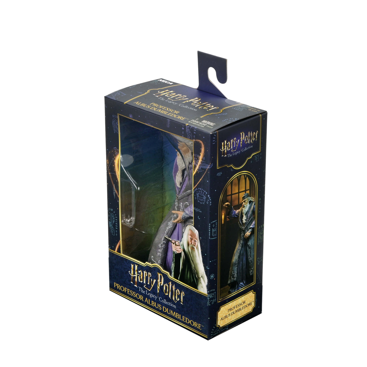 Dumbledore Harry Potter Legacy Collection 7-Inch Figure — Window Box Package Back Angle