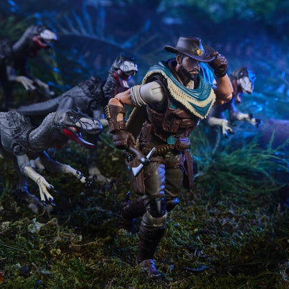 G.I. Joe Classified Series Adventure Team Figure Fleeing Cobra Deinonychus Pack — Out of Box