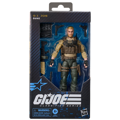 Duke G.I. Joe Classified Series 6-Inch Figure — Box Front Package Detail