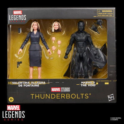 Valentina Allegra de Fontaine & The Void Thunderbolts Marvel Legends Two-Pack — Package Front Window View