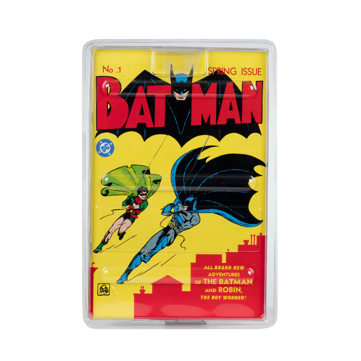 Batman Page Punchers 7-Inch Figure DC — Batman #1 Comic Book in Sealed Clamshell Tray