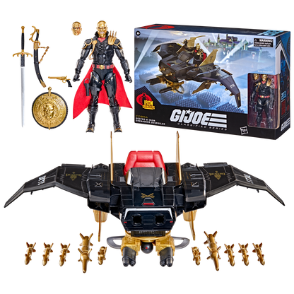 Destro G.I. Joe Classified Series 6-Inch — Contents Display with Figure, Despoiler Vehicle, Accessories, and Package Box