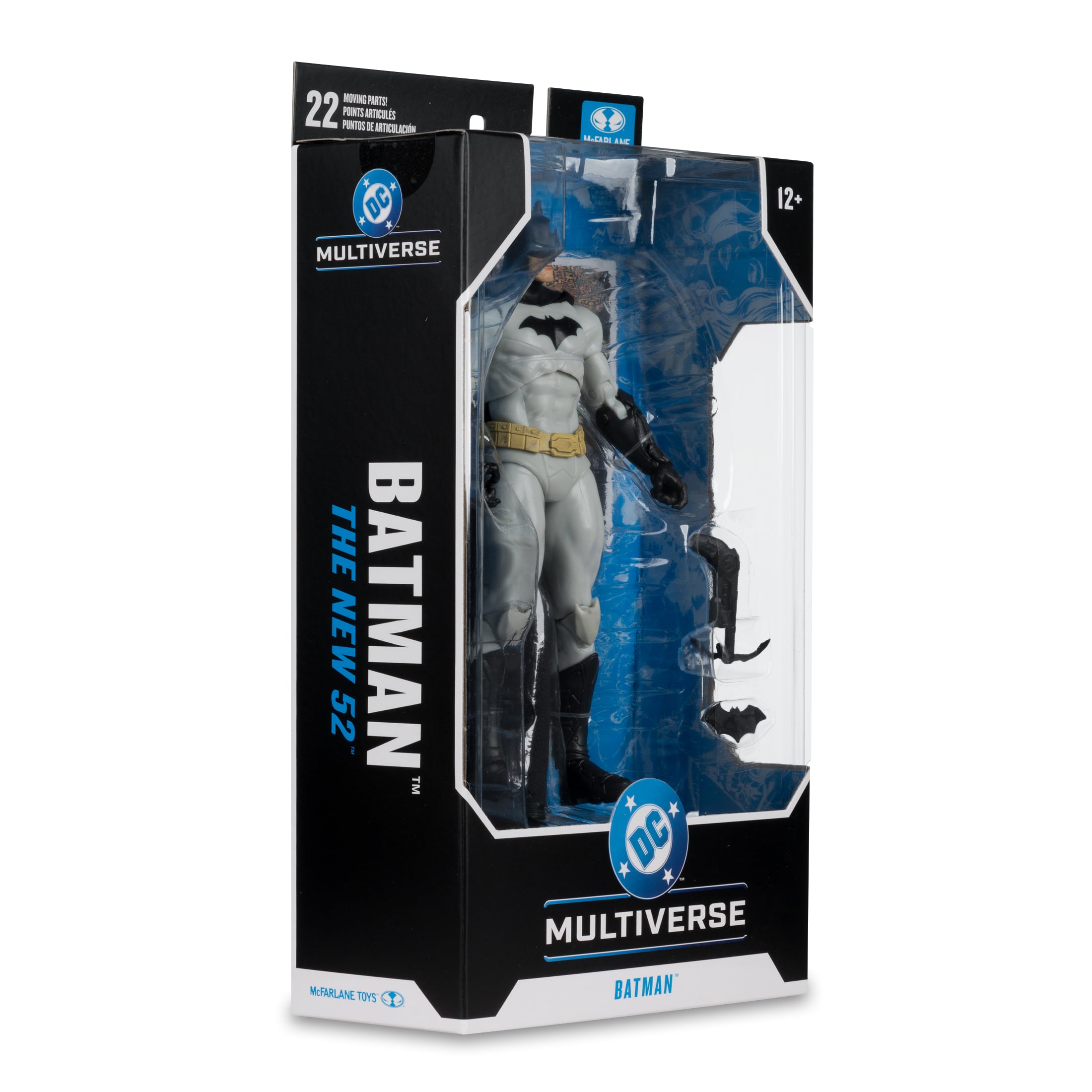Batman New 52 DC Multiverse 7-Inch Figure — Package Detail Side Panel New 52 Branding