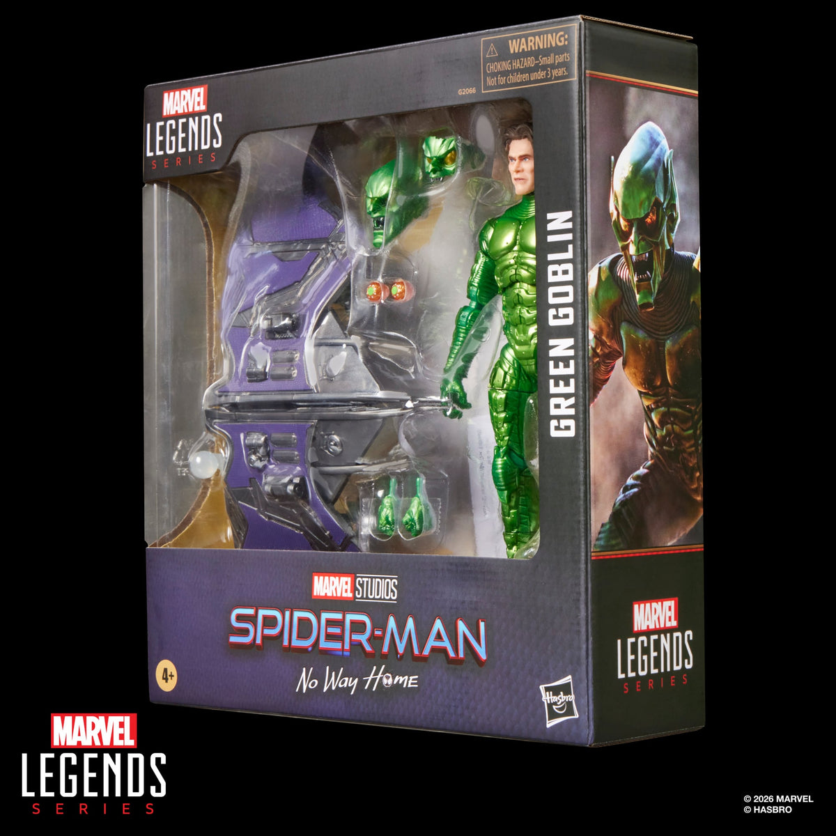 Green Goblin Marvel Legends 6-Inch — Package Side View Box Art Close-Up