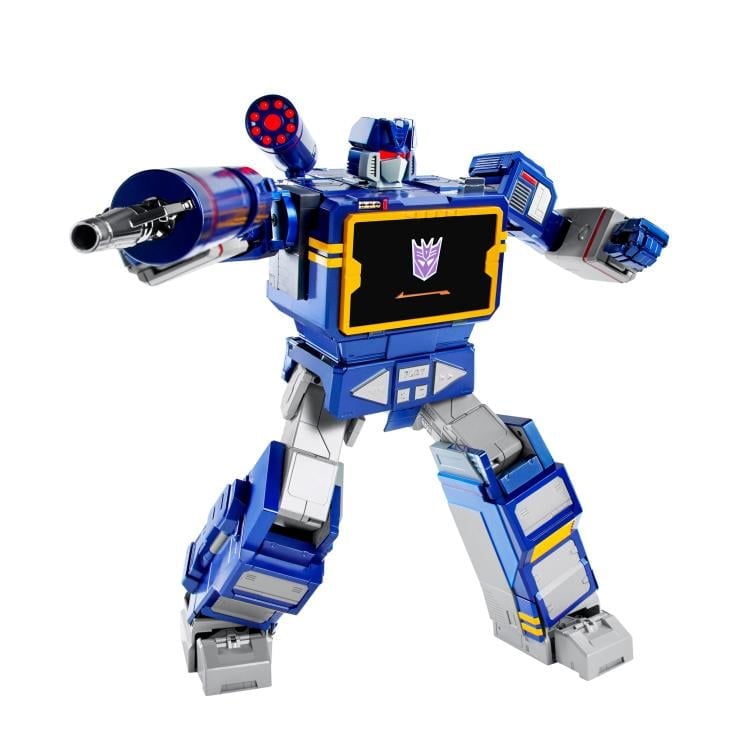Soundwave Transformers Flagship Series Robot — Blaster Extended Side Pose