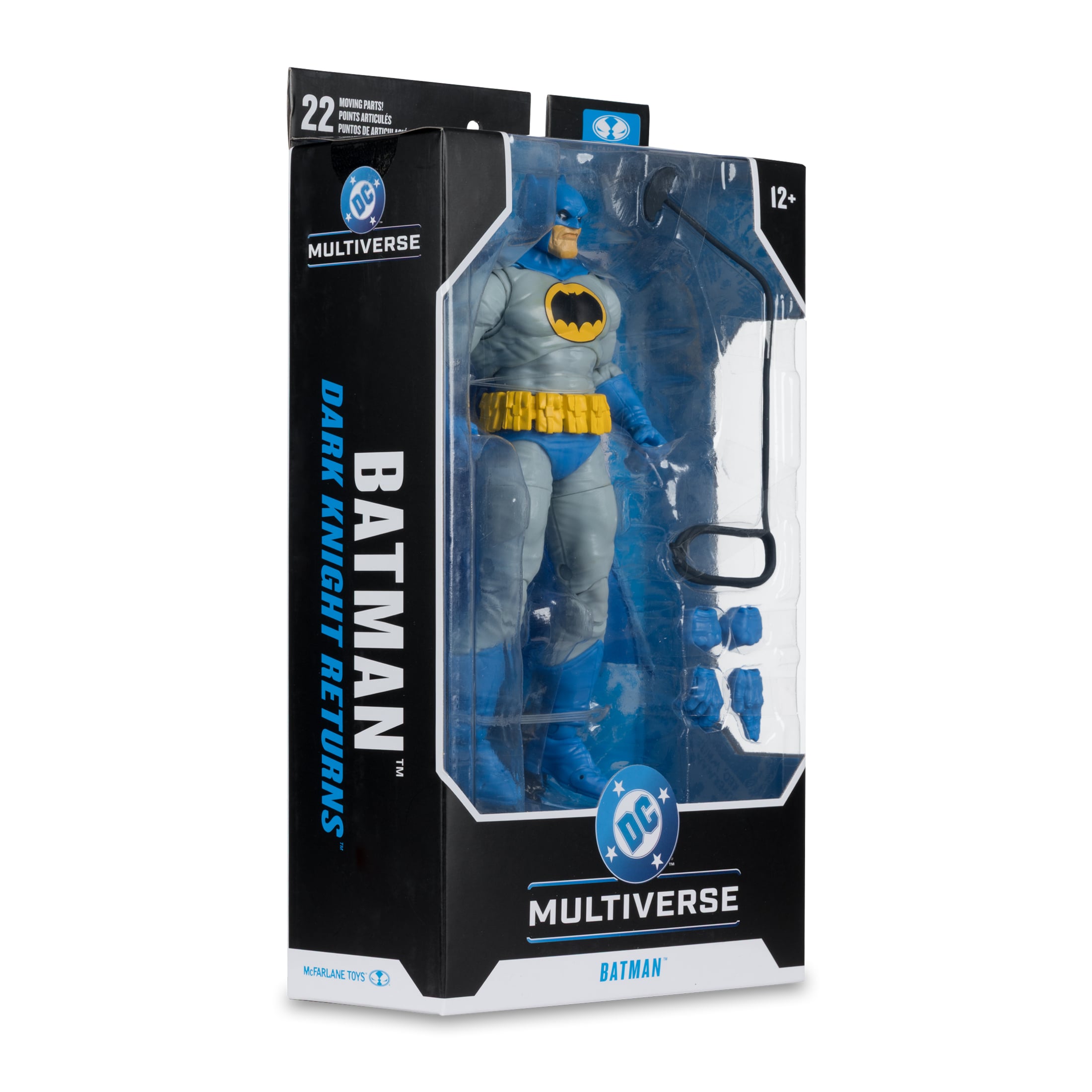 Batman Dark Knight Returns DC Multiverse 7-Inch Figure — Package Side View with Batman Dark Knight Returns Branding