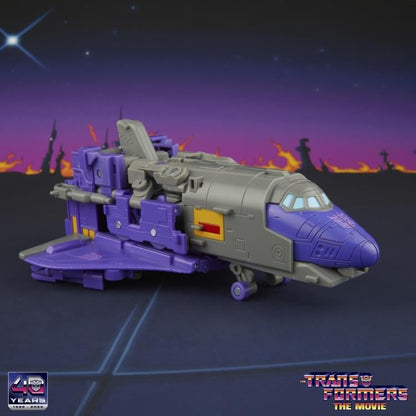 Astrotrain Studio Series 86 Leader Figure — Space Shuttle Mode Right Side Landing Gear Down