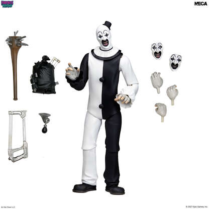 Art the Clown Fortnite x Terrifier Fortnitemares 7-Inch Action Figure — Accessories Included