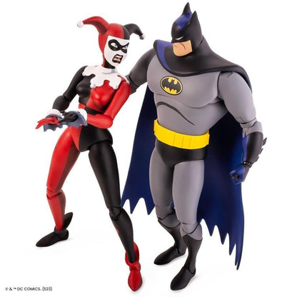 Harley Quinn and Batman Batman Animated Series 1/6 Scale Figures — Two-Figure Display on White