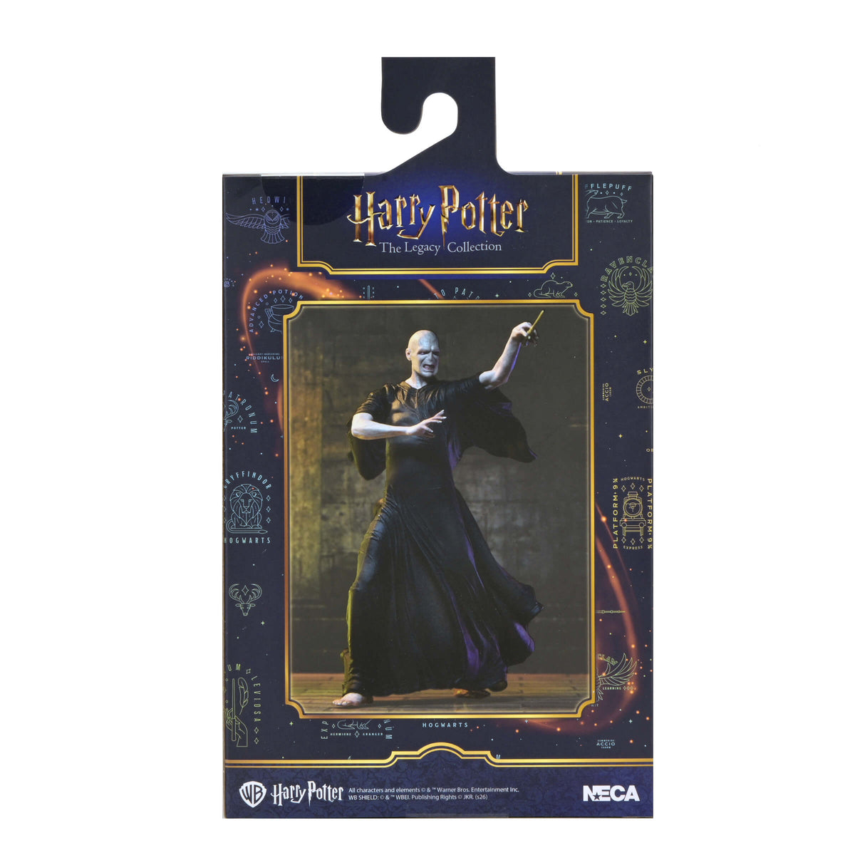 Lord Voldemort Harry Potter Legacy Collection 7-Inch Figure — Box Back Panel with Figure Photography