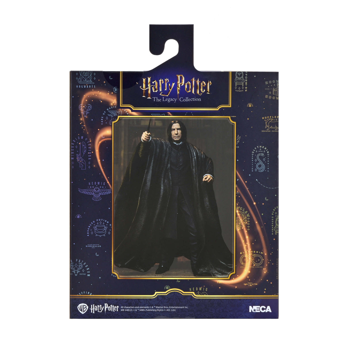 Professor Snape Harry Potter Legacy Collection 7-Inch Figure — Package Back with Movie Still