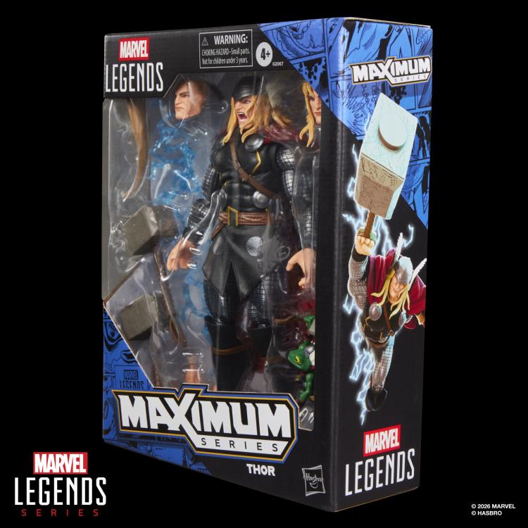 Thor Marvel Legends Maximum Series 6-Inch Figure — Package Side View Box Art Detail