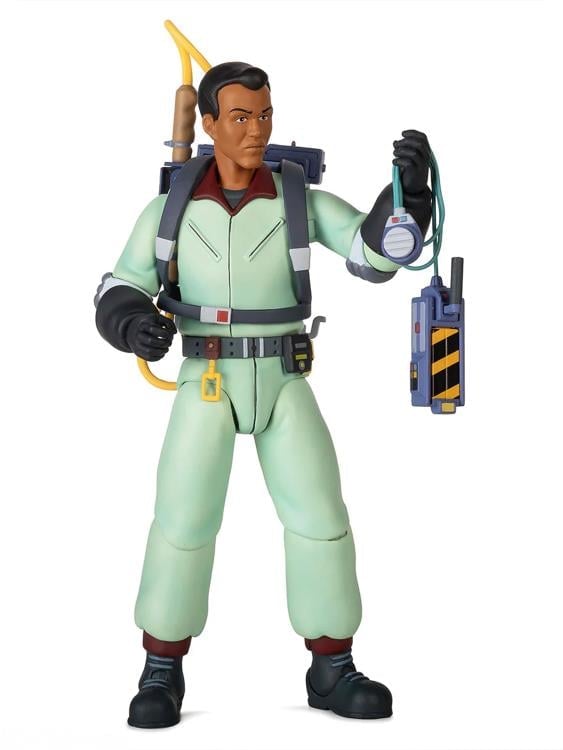 Winston Zeddemore Real Ghostbusters Mondo 1/12 Figure — Back View Showing Ghost Trap on Belt