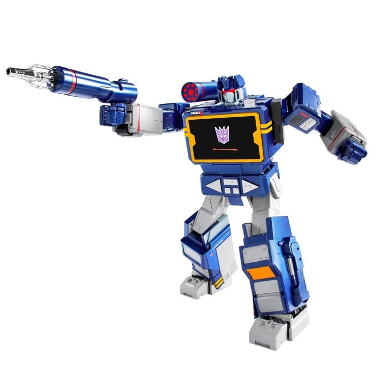 Soundwave Transformers Flagship Series Robot — Blaster Aimed Action Pose