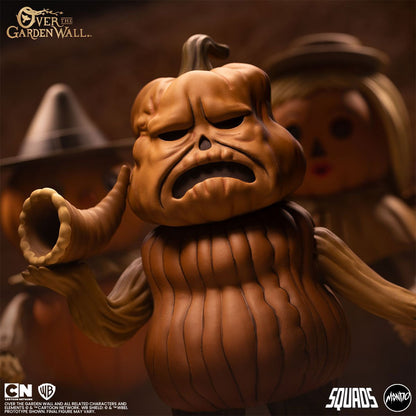 Over the Garden Wall Grandpa Pumpkin Mondo Figure — Face Detail Close-Up