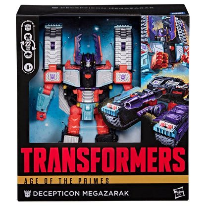 Megazarak Age of the Primes Leader Class — Box Front Package Art Close-Up
