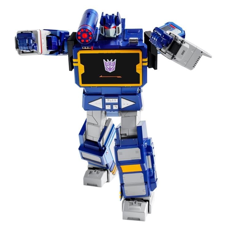 Soundwave Transformers Flagship Series Robot — Mid-Conversion Articulation Pose
