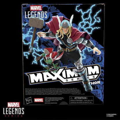 Thor Marvel Legends Maximum Series 6-Inch Figure — Package Back View with Character Art