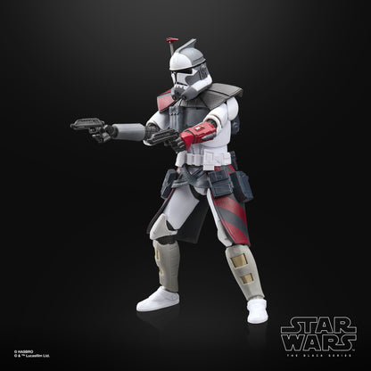 ARC Commander Havoc Star Wars The Black Series 6-Inch Figure — Side View with Blaster Extended and Red Kama Detail