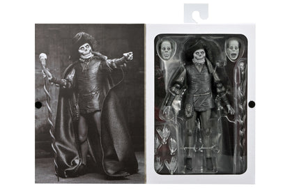 Phantom of the Opera Ultimate Masque of the Red Death Black & White 7-Inch Action Figure — Contents Display with Figure, Interchangeable Heads, and Accessories in Open Package