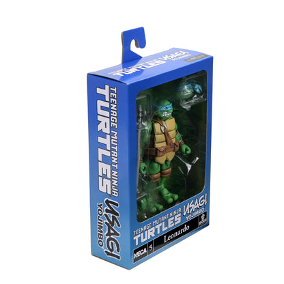 Leonardo TMNT x Usagi Yojimbo NECA 7-Inch Figure — Window Box Package Side View
