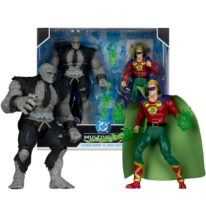 Solomon Grundy vs. Green Lantern JSA DC Multiverse 7-Inch Two-Pack — Out of Box with Packaging Shown