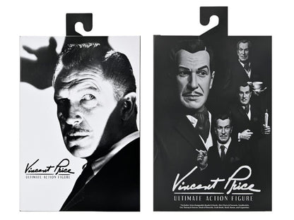 Vincent Price NECA Ultimate 7-Inch Figure — Box Front and Back Package Detail