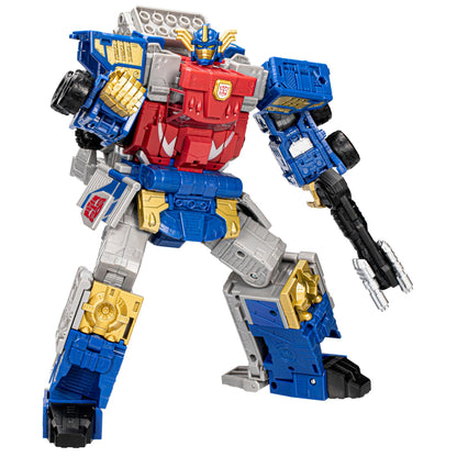 Armada Universe Optimus Prime Legacy Evolution Commander Figure — White Background Front View