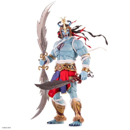 Mumm-Ra ThunderCats Mondo 1/6 Scale Figure — Dual Sword Wielding Pose White Background