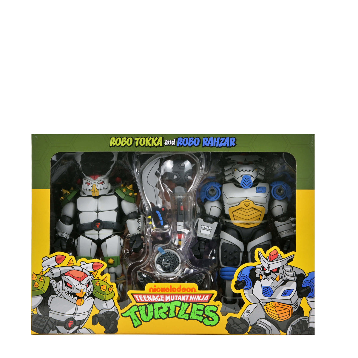 Robo Tokka & Robo Rahzar TMNT 1987 Two-Pack — Package Detail Window Box Front View