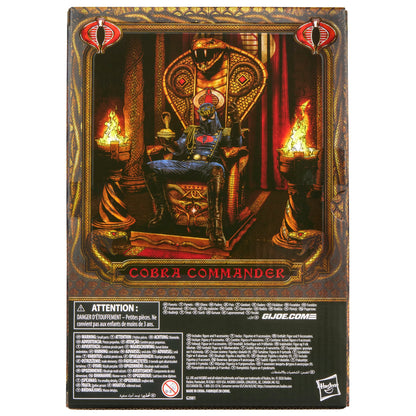 G.I. Joe Classified Series #221 Cobra Commander Action Figure with Throne Set (Preorder)