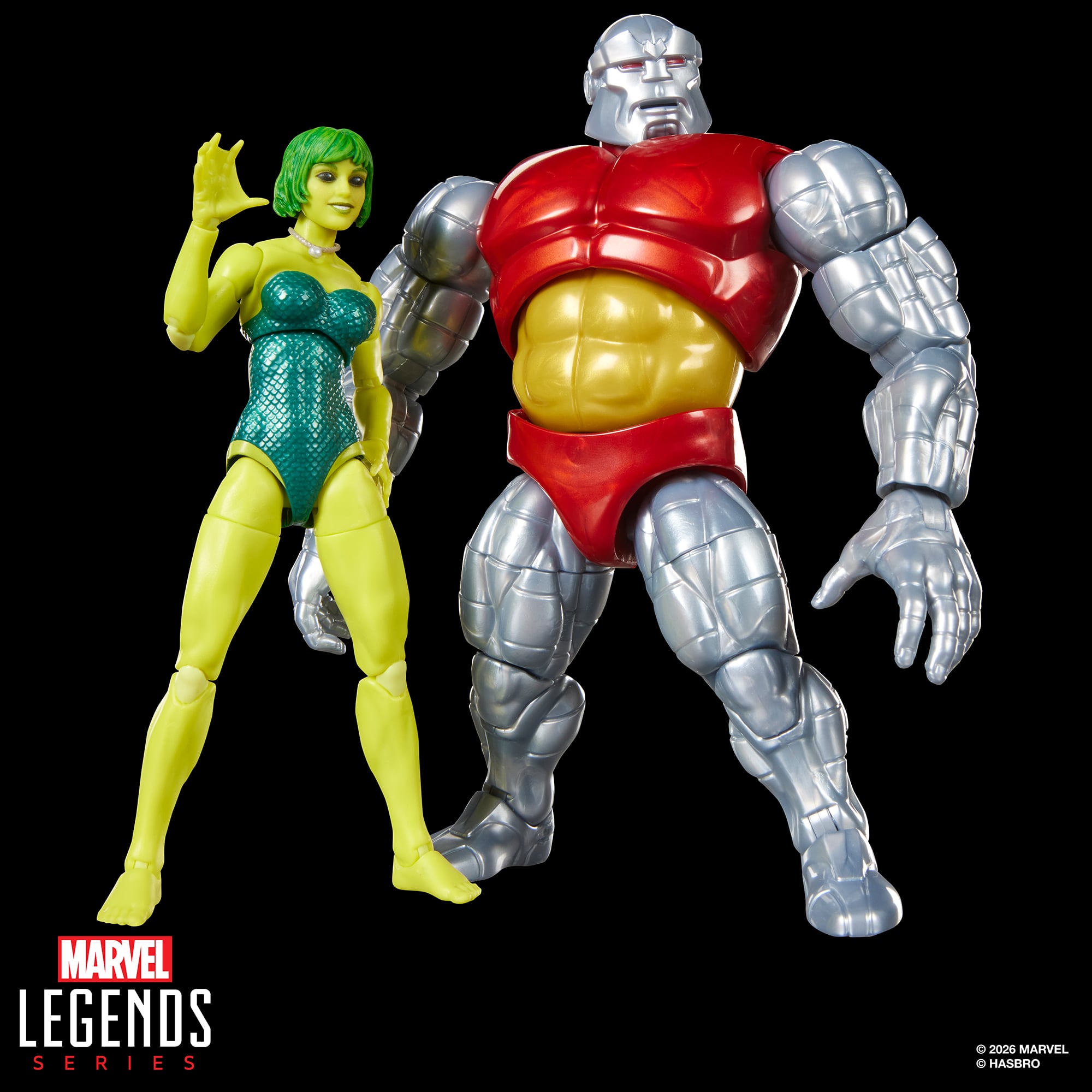 Marrina Marvel Legends 6-Inch Figure — Scale Comparison with Box BAF Complete Figure