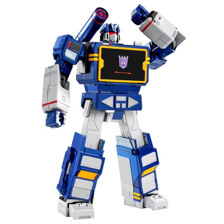 Soundwave Transformers Flagship Series Robot — Three-Quarter View Right Side