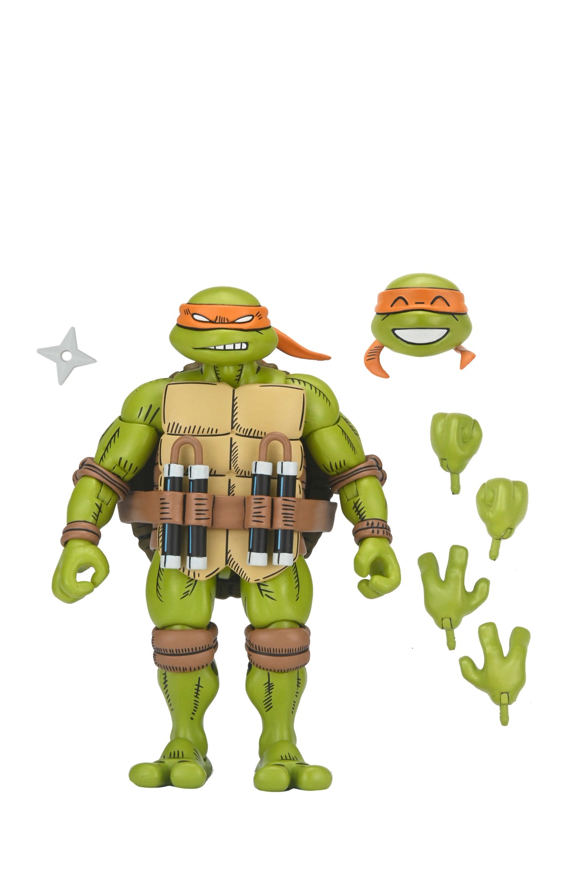 Michelangelo TMNT x Usagi Yojimbo 7-Inch Figure — Accessories Included