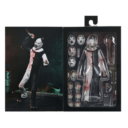 Art the Clown Terrifier 2 Ultimate 7-Inch Figure — Package Detail Open Box with Figure and Accessories