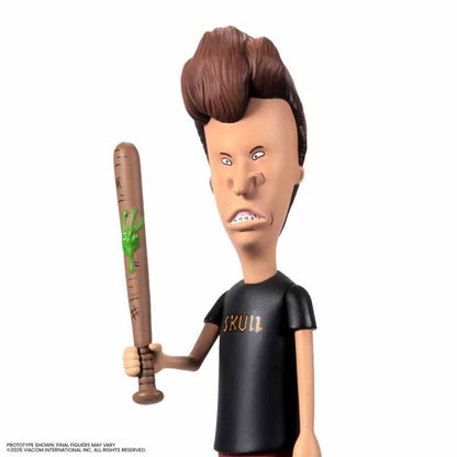 Beavis Mondo Squads 9-Inch Figure — Frog Baseball Bat Accessory Angled View