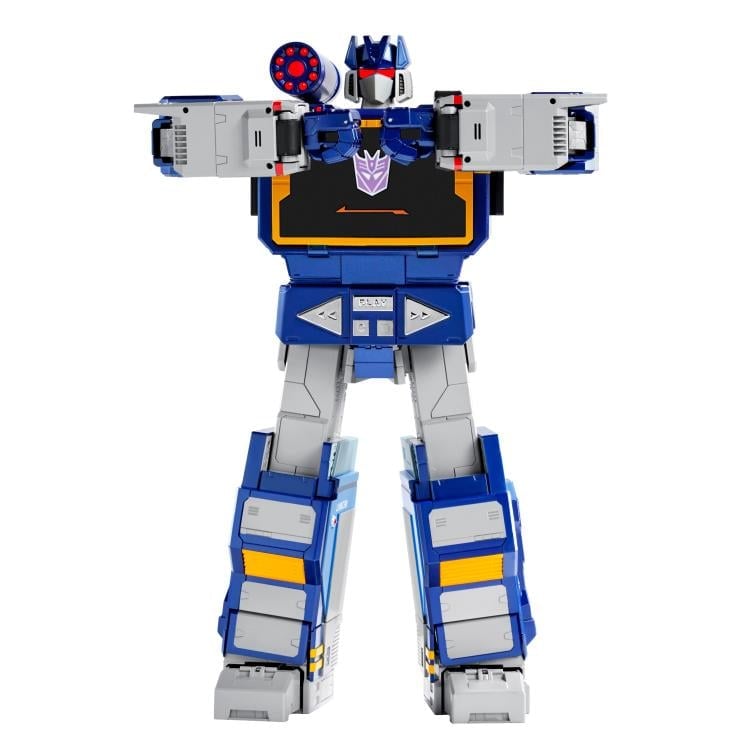 Soundwave Transformers Flagship Series Robot — Three-Quarter View Left Side