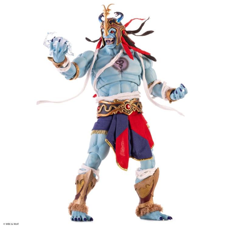 Mumm-Ra ThunderCats Mondo 1/6 Scale Figure — Power Orb Hand Raised Pose White Background