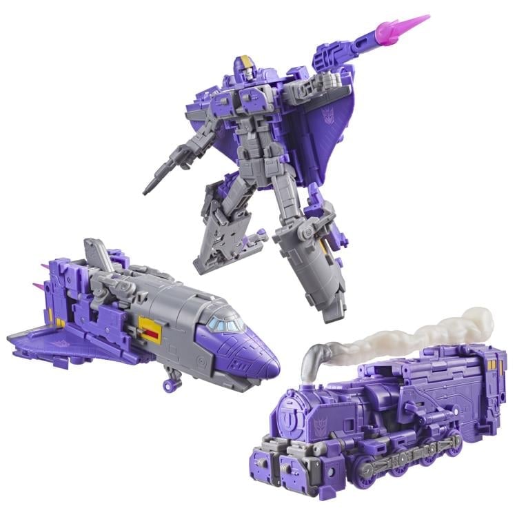 Astrotrain Studio Series 86 Leader Figure — Robot Mode Articulation Pose Side View Blaster Extended