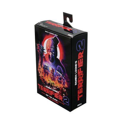 Art the Clown Terrifier 2 Ultimate 7-Inch Figure — Box Side Panel Detail