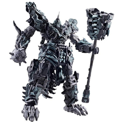 Grimlock Studio Series Titan Class Robot Mode — White Background Front View with Mace