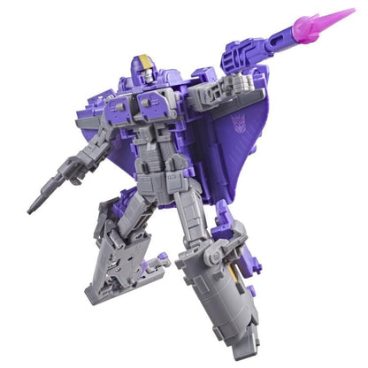 Astrotrain Studio Series 86 Leader Figure — Train Mode Front Three-Quarter View White Background