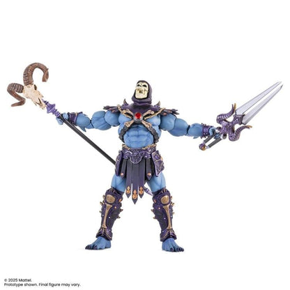 Skeletor MOTU 200X Mondo 1/12 Scale Figure — Alternate Classic Head Sculpt with Sword Front View
