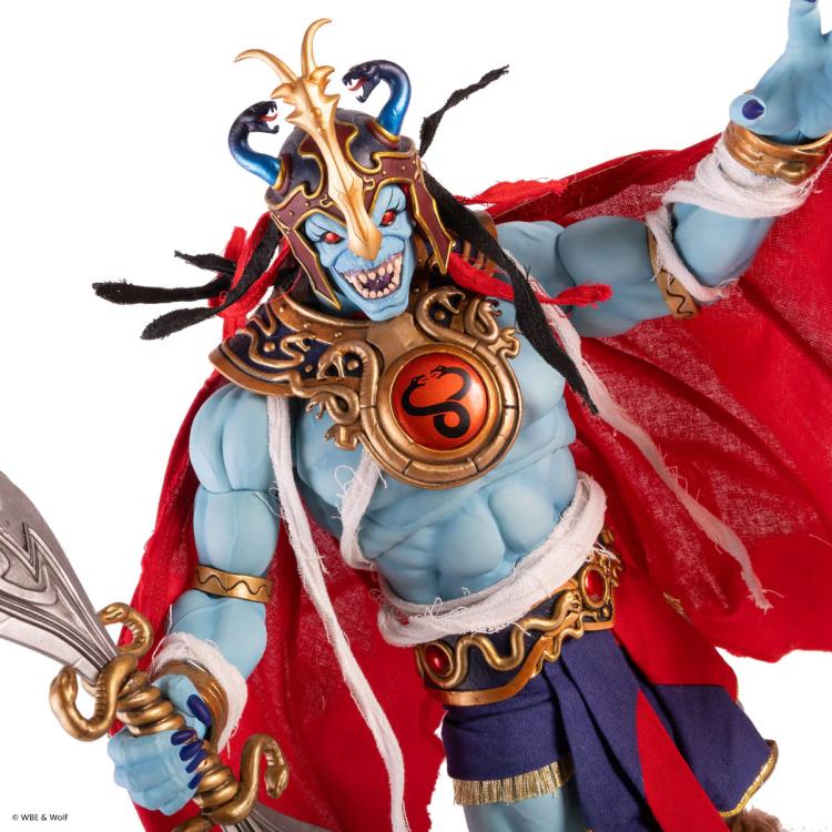 Mumm-Ra ThunderCats Mondo 1/6 Scale Figure — Upper Body Front Detail with Helmet and Medallion