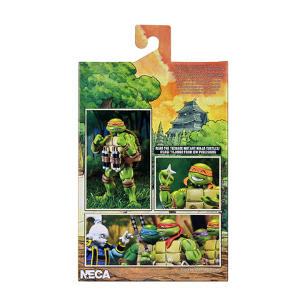 Michelangelo TMNT x Usagi Yojimbo — Box Back with Story and Figure Shots
