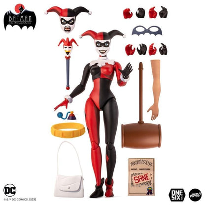 Harley Quinn Batman Animated Series 1/6 Scale Figure — Full Accessories Contents Display