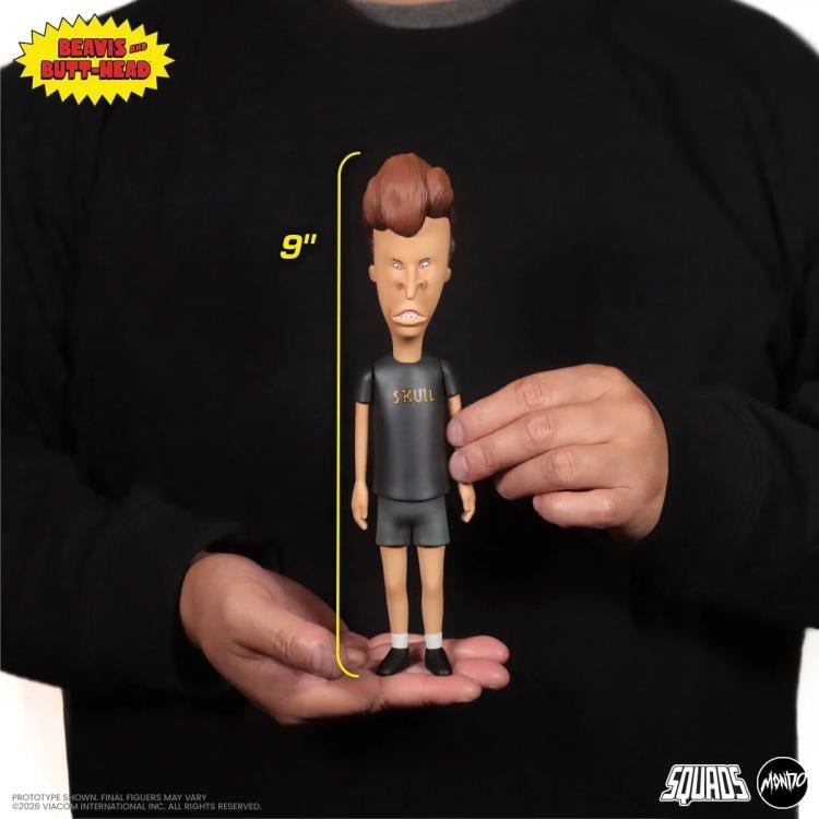 Beavis Mondo Squads 9-Inch Figure — Scale Reference Hand View 9 Inches