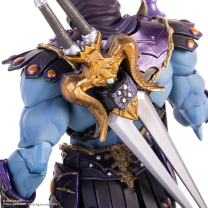 Skeletor MOTU 200X Mondo 1/12 Scale Figure — Accessories Included Layout with All Weapons and Head Sculpts
