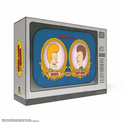 Beavis and Butt-Head Mondo Squads — Television-Shaped Retail Box Art Side Angle